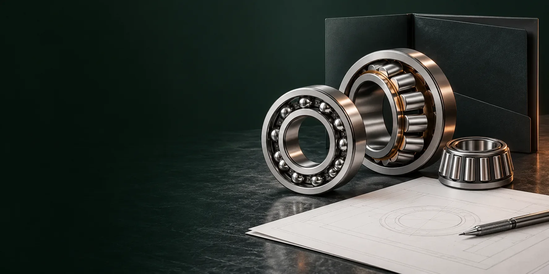 Original unbranded rfq bearing concept visualization