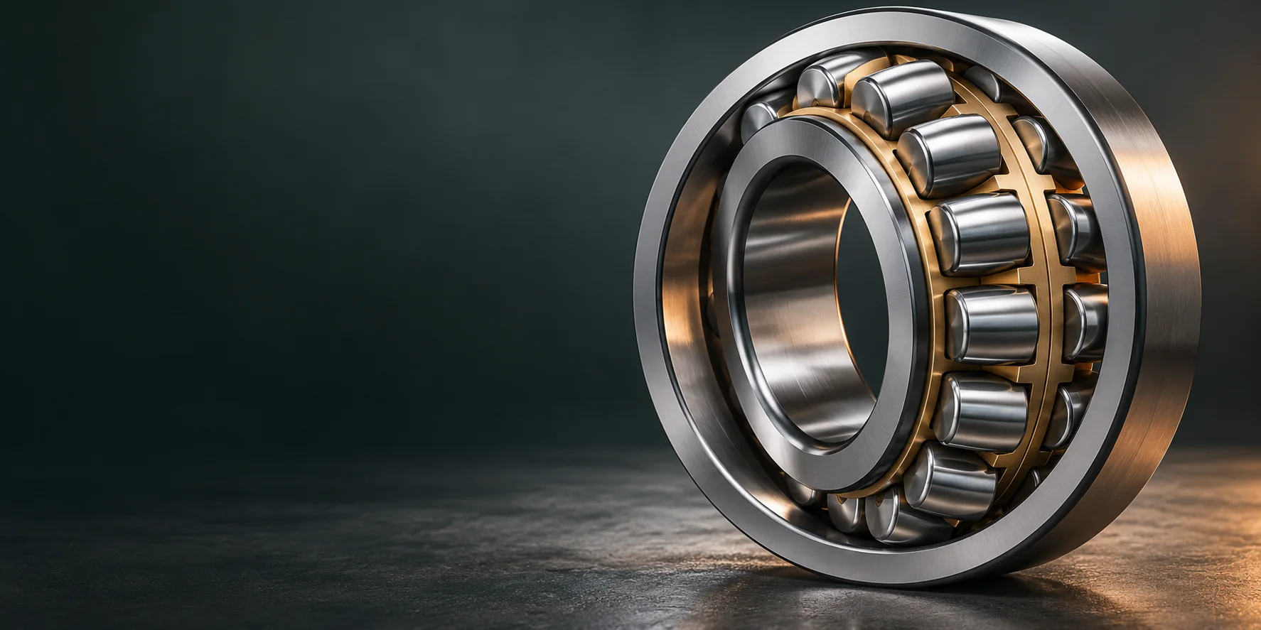 Original unbranded spherical roller bearing concept visualization