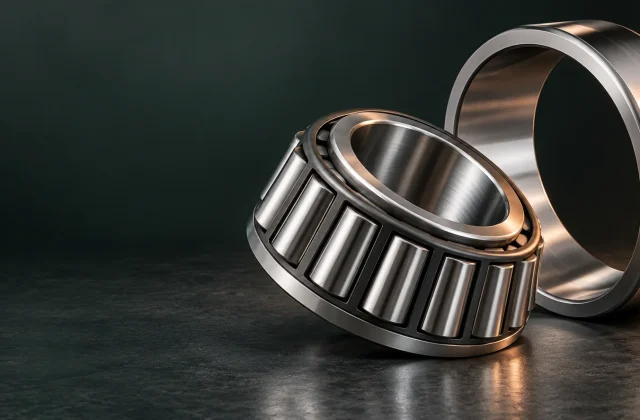Original unbranded tapered roller bearing concept visualization