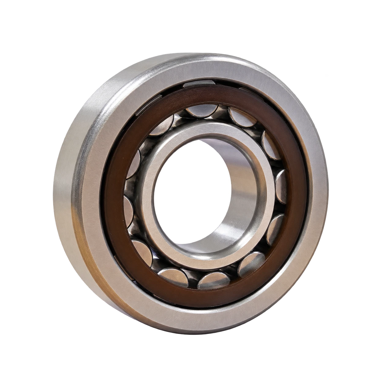 NJ213 cylindrical roller bearing — retouched source reference image; supply configuration may differ
