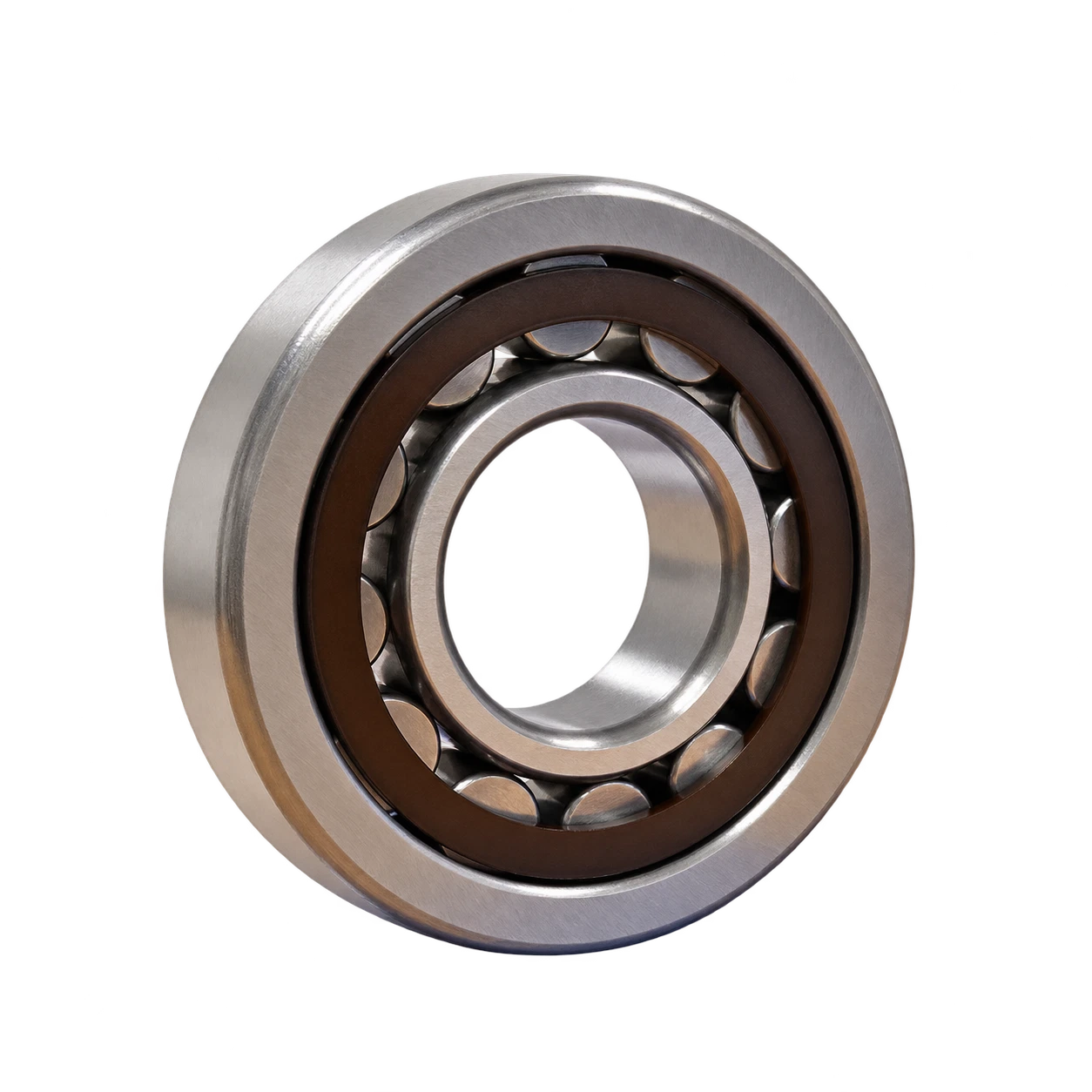 NU212 cylindrical roller bearing — retouched source reference image; supply configuration may differ