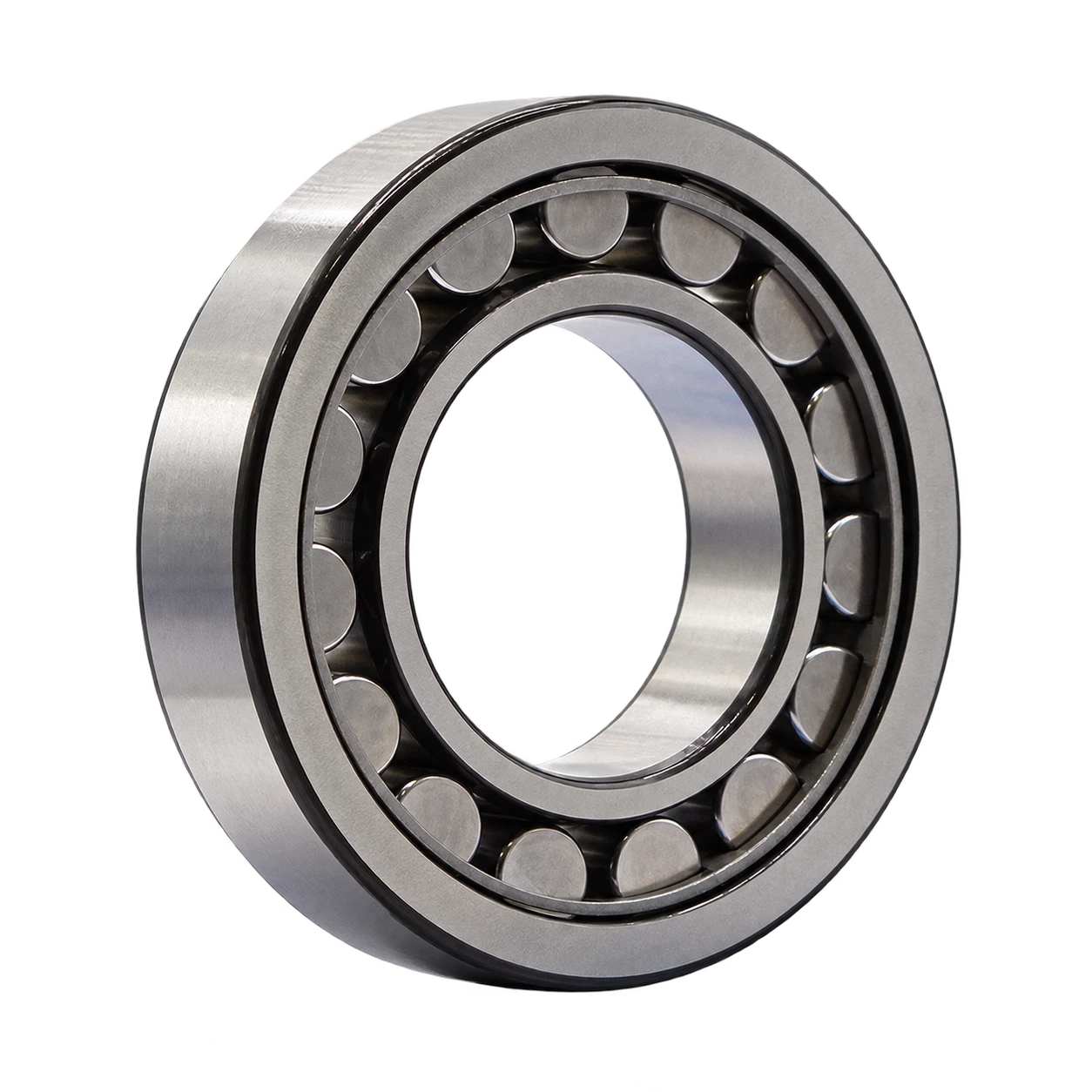 NU219 cylindrical roller bearing — retouched source reference image; supply configuration may differ
